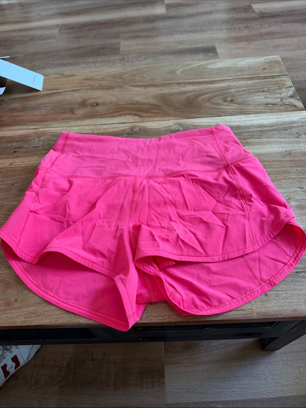 Women’s Active Shorts Hot Pink with Built-In Shorts
